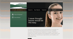 Desktop Screenshot of carlsonorthodontics.com